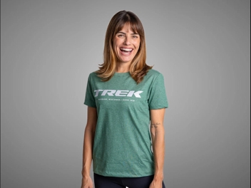 CAMISETA TREK LOGO FEMININO VERDE BONTRAGER