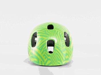 CAPACETE LITTLE DIPPER INFANTIL VEDE COM AMARELO VISIBILIDADE BONTRAGER 