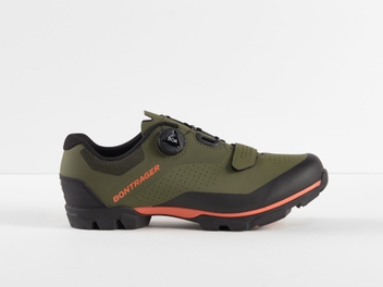 SAPATILHA FORAY MTB VERDE OLIVA LARANJA RADIOACTIVE BONTRAGER