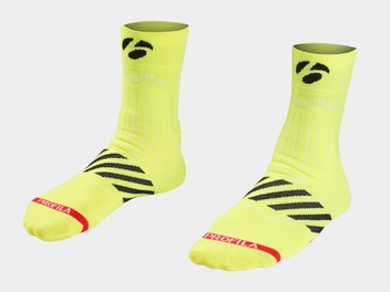 MEIAS VELOCIS 2 1/2" AMARELO VISIBILIDADE BONTRAGER