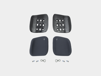 CONJUNTO DE APOIO DE ANTEBRAÇO ALMOFADAS PARA GUIDÃO AERODINÂMICO SMALLPARTS PRETO BONTRAGER