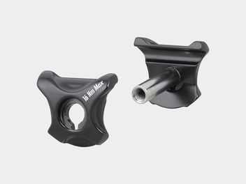 ABRAÇADEIRA DE SELIM 7X7MM PARA CANOTES DE CABEÇA ROTATIVA TRILHO REDONDO PRETO BONTRAGER