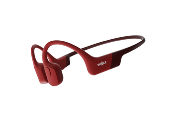 FONE DE CONDUÇÃO ÓSSEA SHOKZ OPENRUN VERMELHO
