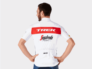 CAMISA SANTINI TREK-SEGAFREDO RÉPLICA BRANCO COM VERMELHO hover